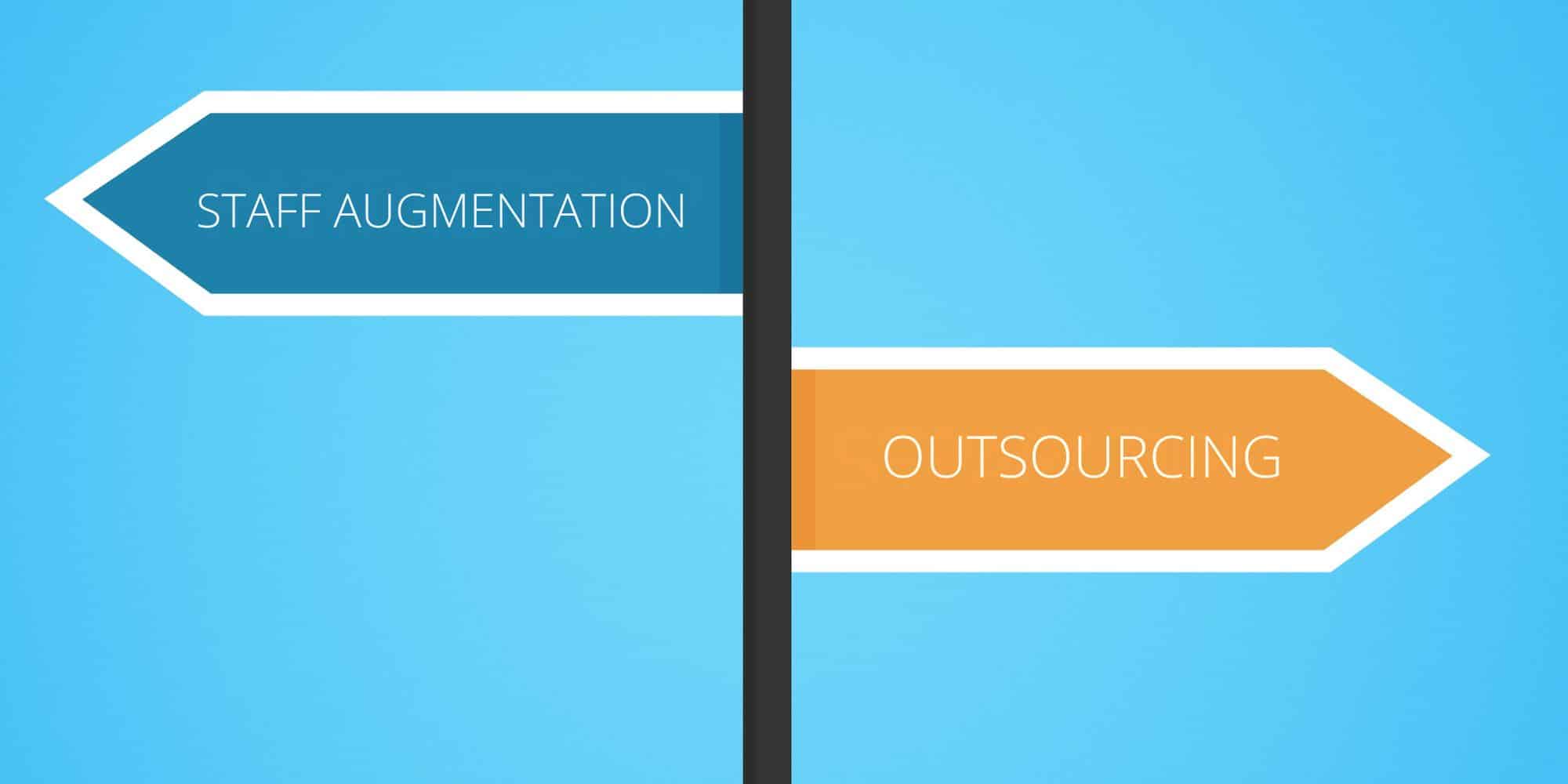 staff augmentation vs outsourcing