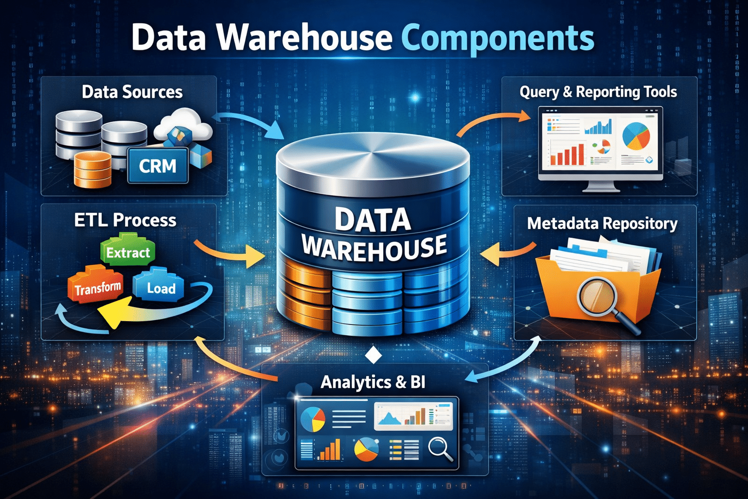 data warehouse components